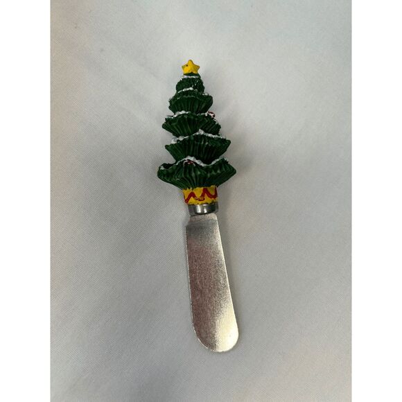 Christmas/Holiday Spreaders Lot, Trees, Other, Ceramic, Stainless Steel - Picture 6 of 7
